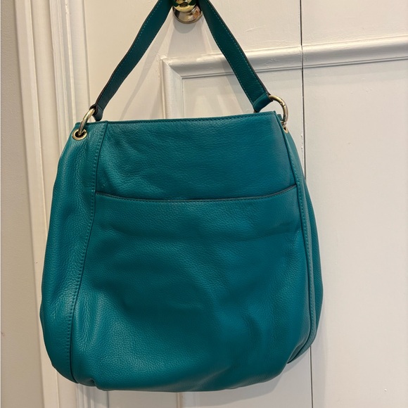 Teal Michael kors leather shoulder bag - Picture 2 of 6